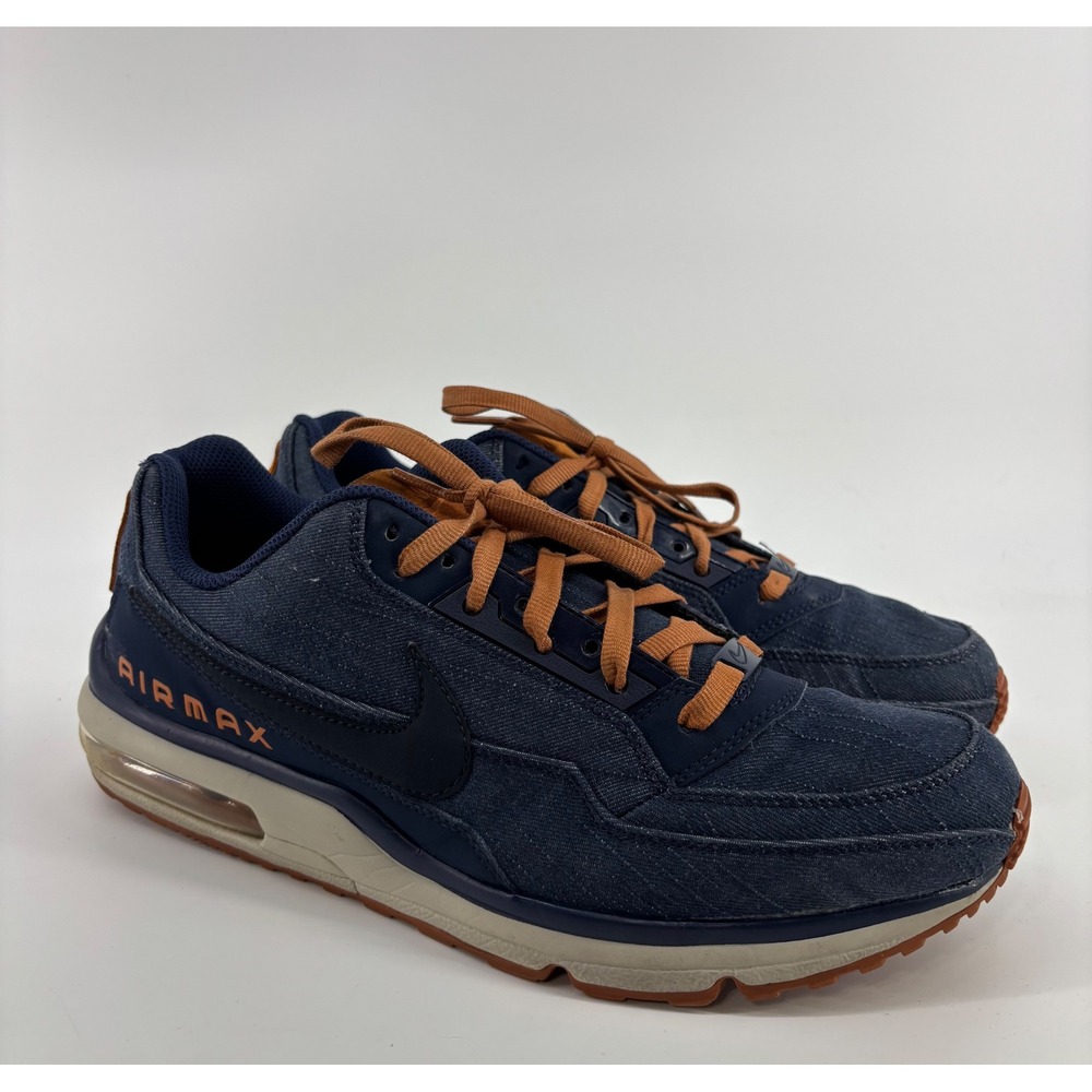 Nike Air Max LTD 3 Premium Denim Men's Size 11.5 695484-448 Jean Blue Gum Bottom
